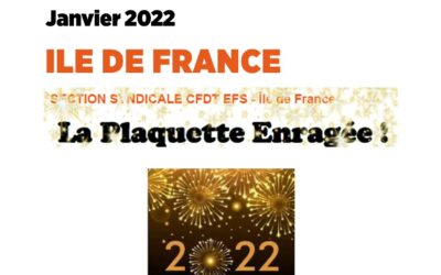 La Plaquette Enragée IDF janvier 2022