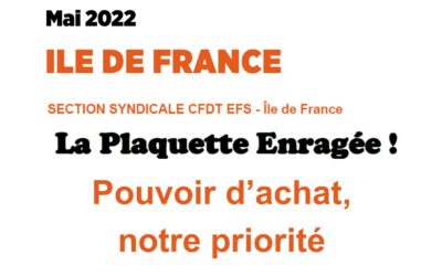 La Plaquette Enragée IDF mai 2022