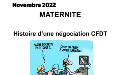 Histoire d’une négociation CFDT (maternité)