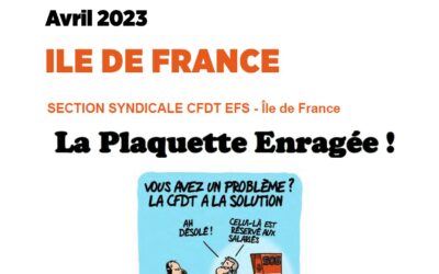 La Plaquette Enragée IDF avril 2023