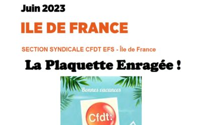 La Plaquette Enragée IDF juin 2023