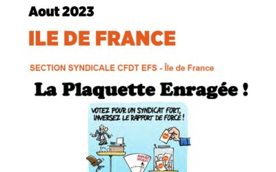 La Plaquette Enragée IDF aout 2023