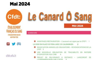 LE CANARD Ô SANG mai 2024