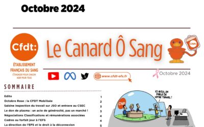 LE CANARD Ô SANG octobre 2024